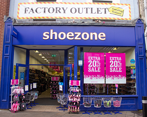 Shoe Shops in [Leicester] (1173) Shoe Zone