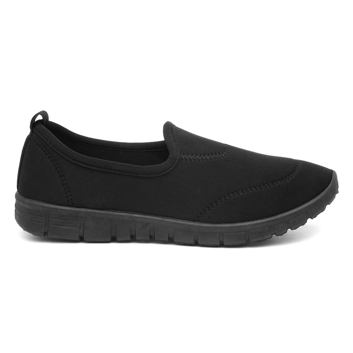 Lilley Women’s Casual Slip On Pumps in Black