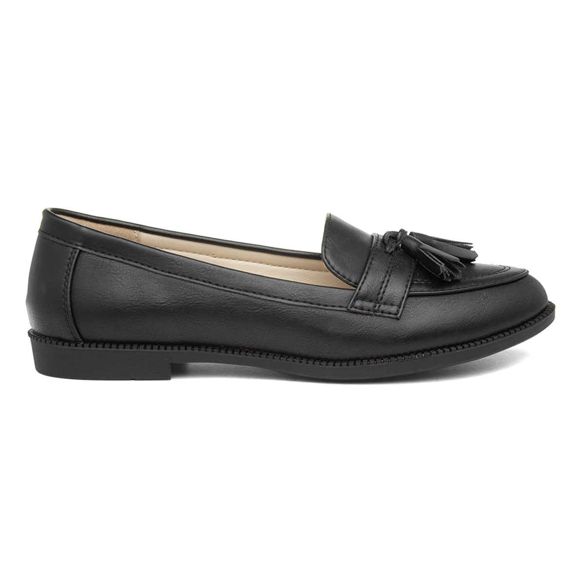 Lilley Anais Womens Black Matte Loafer