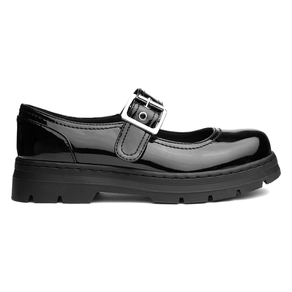 Lilley Rita Kids Black Patent Shoe