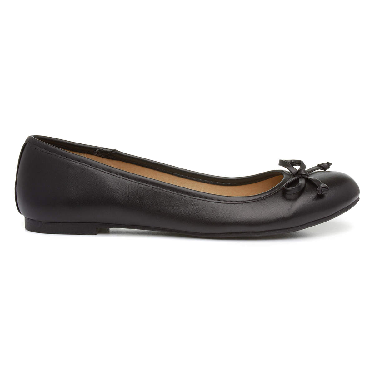 Lilley Gerri Womens Black Ballerina with a Bow