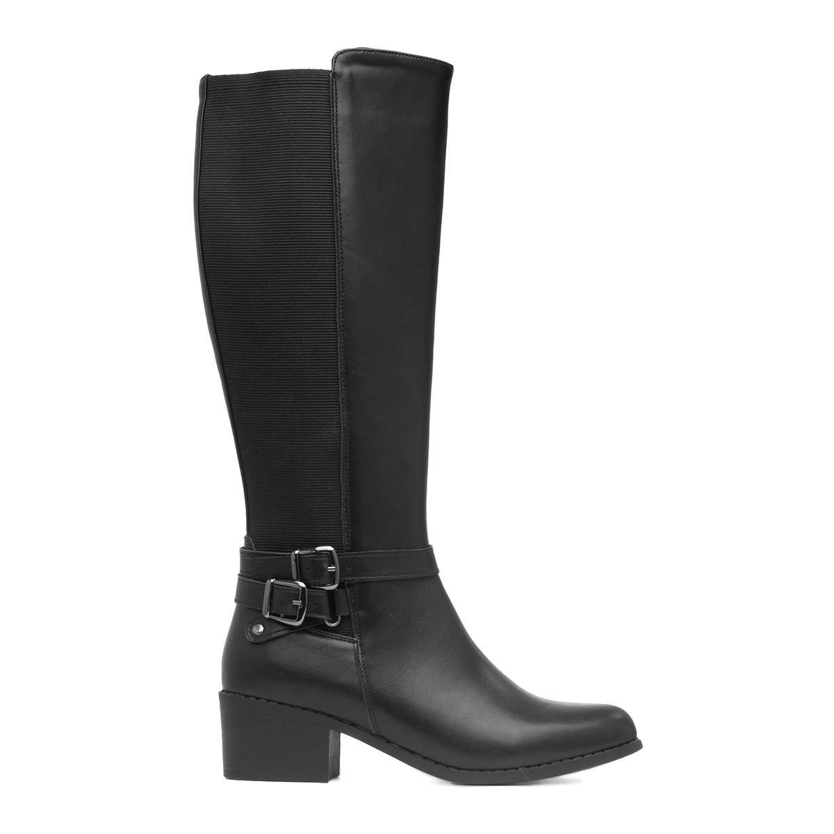 Lilley Michelle Womens Black Knee High Boot