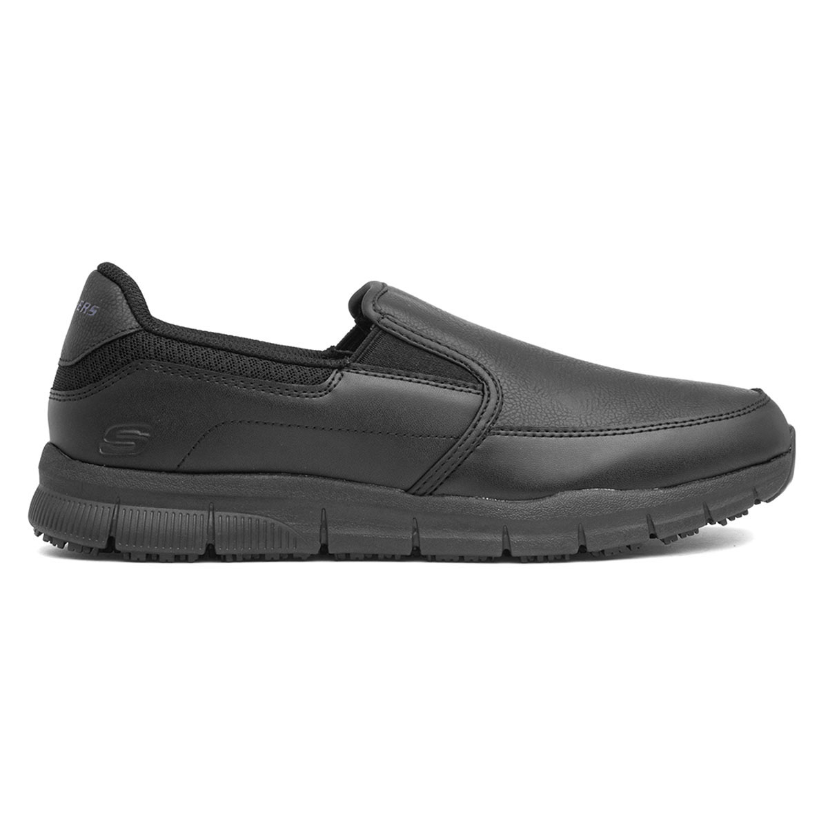 Skechers Workwear Relaxed Fit Mens Black Shoe