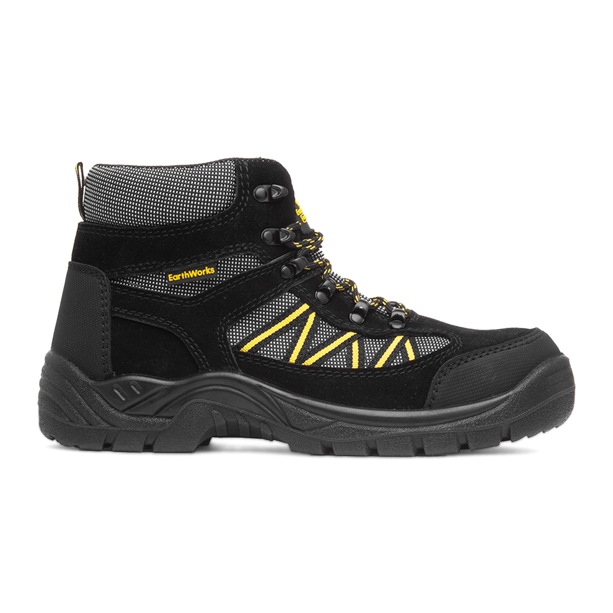 EarthWorks Pestle Unisex Black Safety Boot