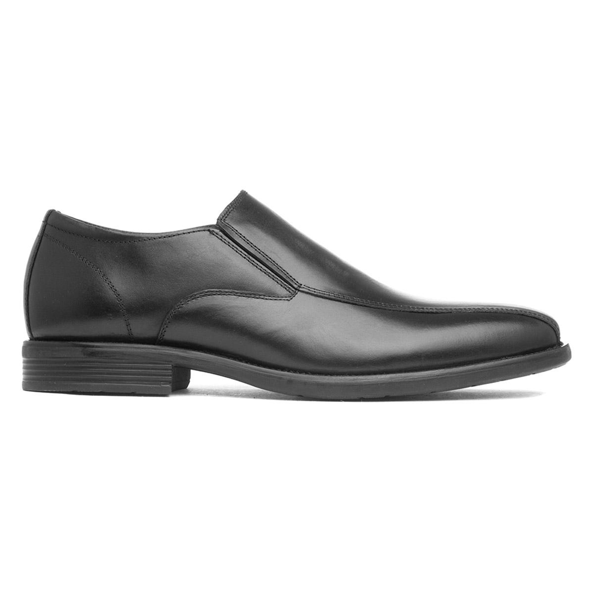 Red Level Tiber Mens Black Slip On Leather Shoe