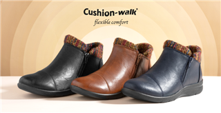 Cushion walk shoes and boots on sale