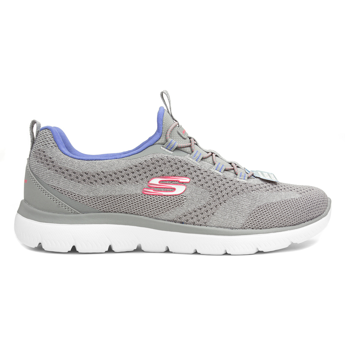 Skechers Womens Grey Memory Foam Trainer