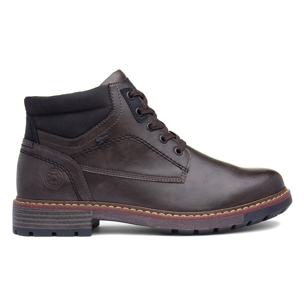 Relife Jonty Mens Dark Brown Boot